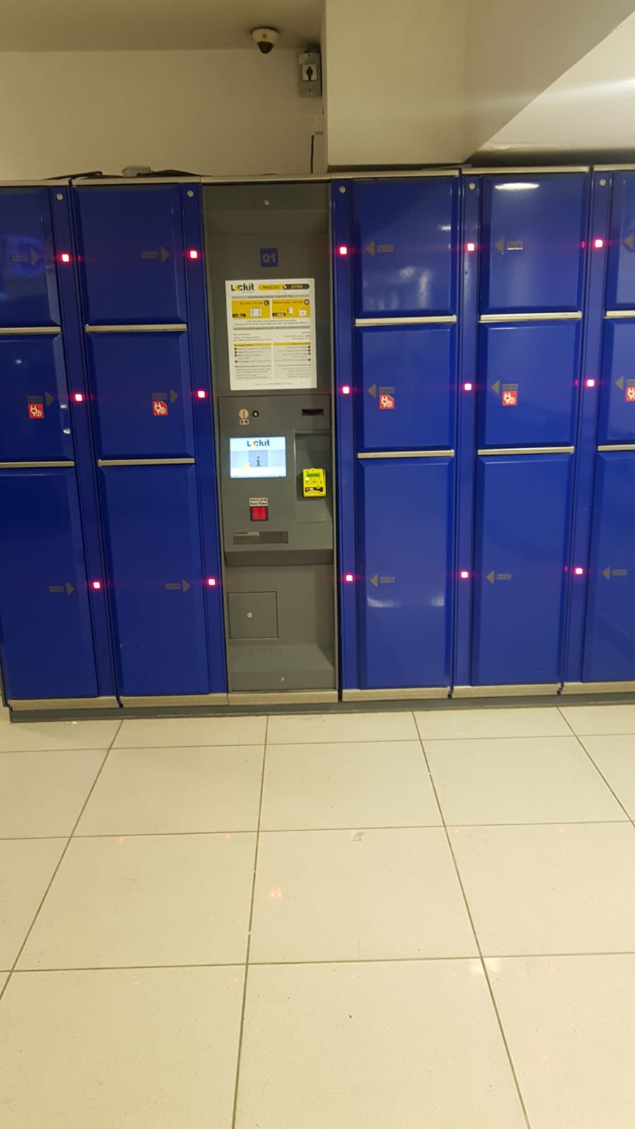 Lockit Lockers at the Central Bus Station Jerusalem